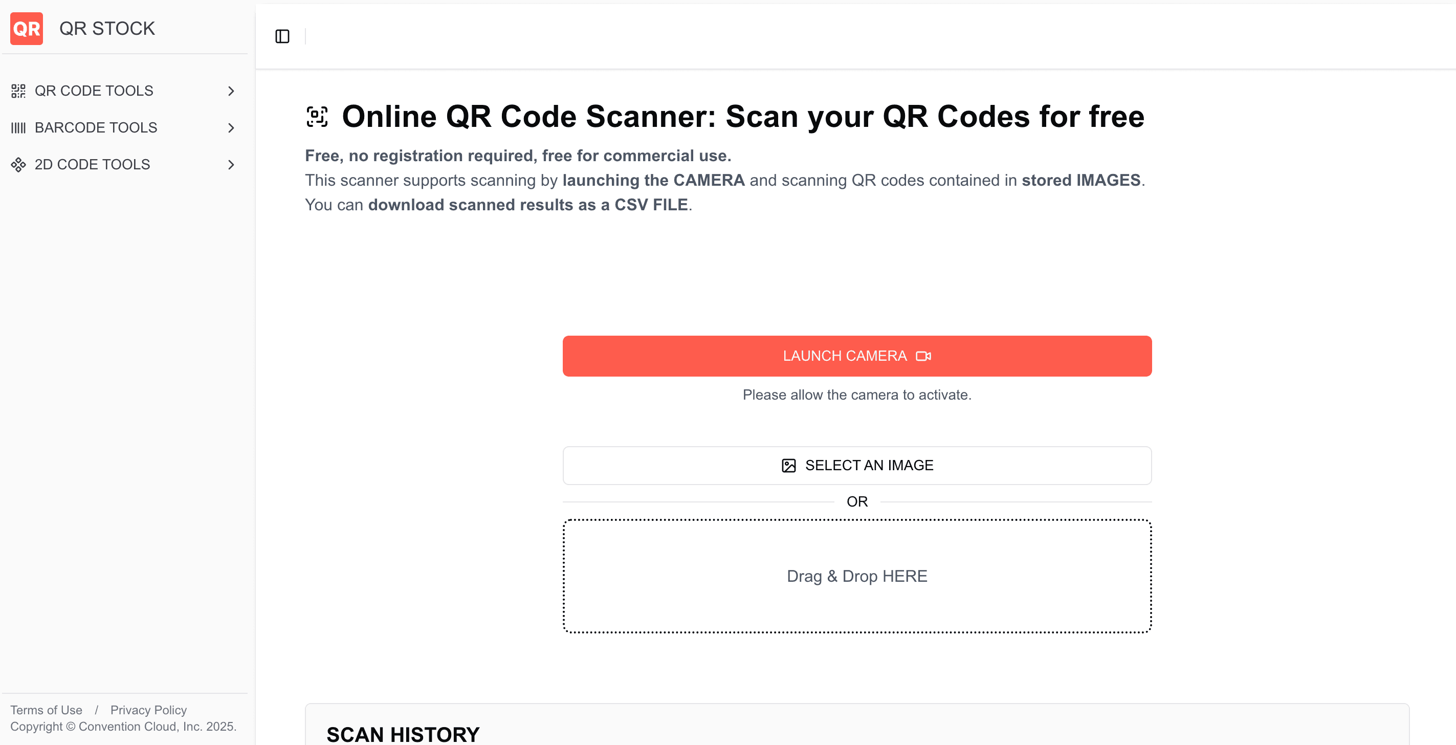 QR STOCK Scanner