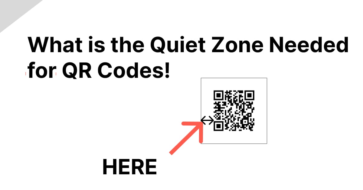 What is the Quiet Zone(Blank Space) Around QR Codes?